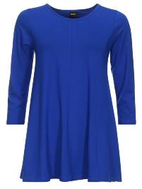 Splendid-009-a-line-shirt-3-4-mouw-kobaltblauw_1