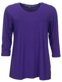 zazou-t-shirt-a-lijn3-4-mouw-947-purple_1 - kopie